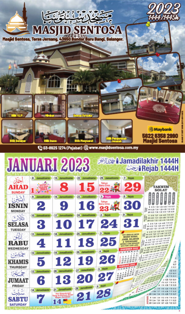 Kalendar Desa Sentosa