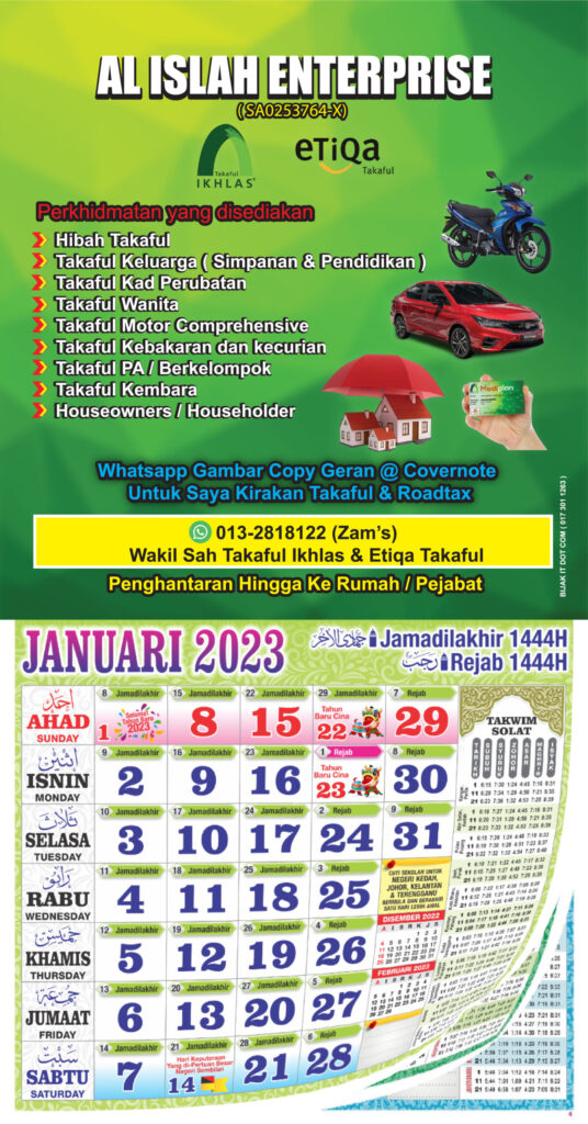 Kalendar Mini Al Islah